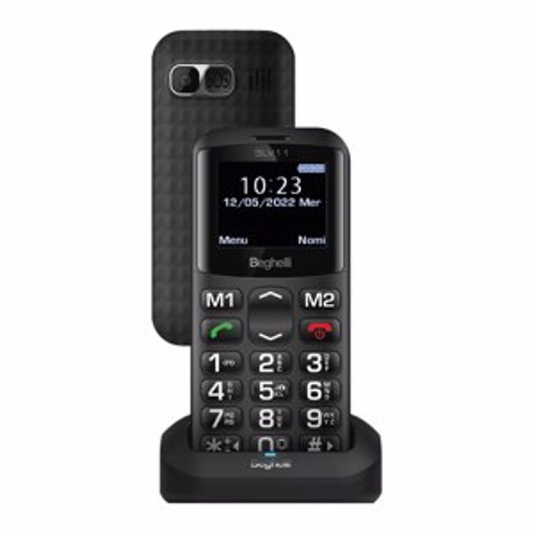 Beghelli Slv Cm G Nero Telefono Per Anziani