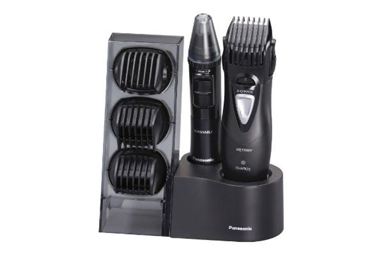 Panasonic ER-GY10, Kit multigrooming per barba, capelli e corpo, 4 pettini accessori, Wet&Dry, Nero/Silver_PANASONIC_0_big-image
