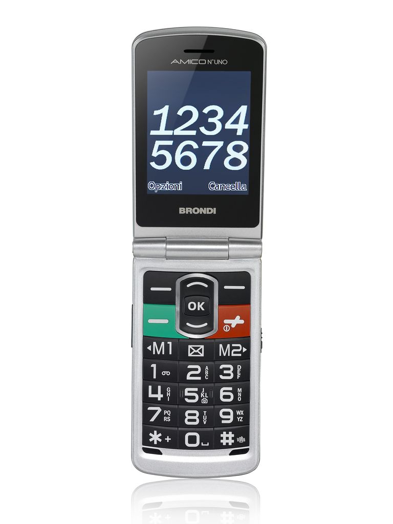 Brondi Amico N°Uno 108 g Argento Telefono per anziani_BRONDI_0_big-image