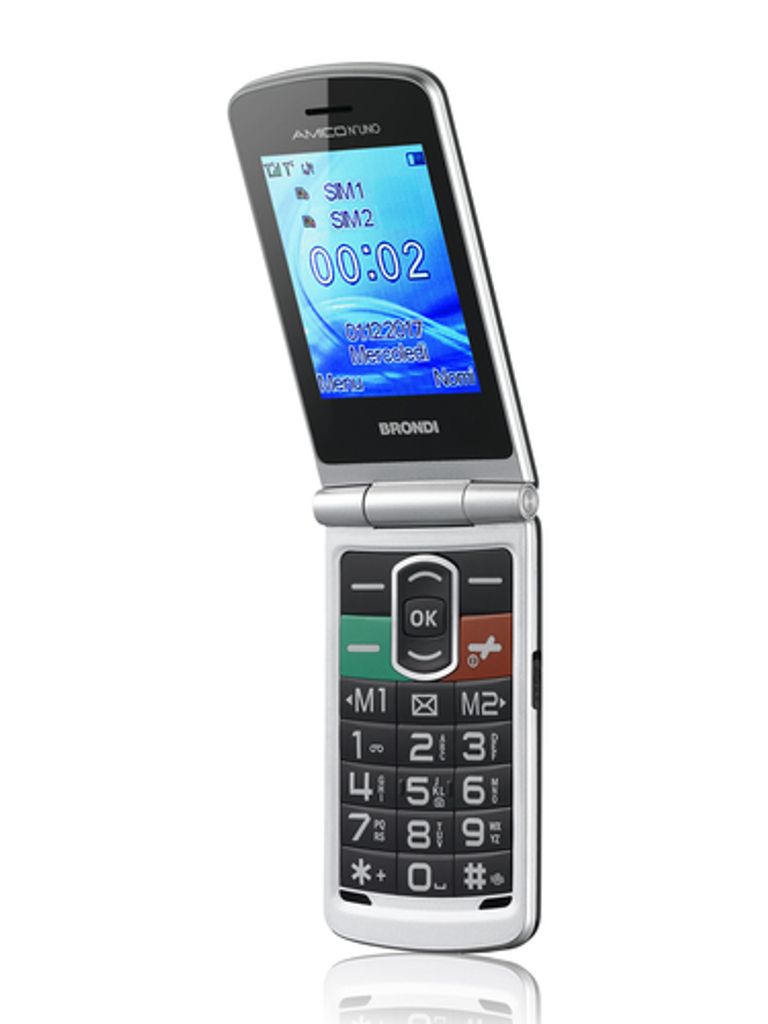 Brondi Amico N°Uno 108 g Argento Telefono per anziani_BRONDI_3_big-image