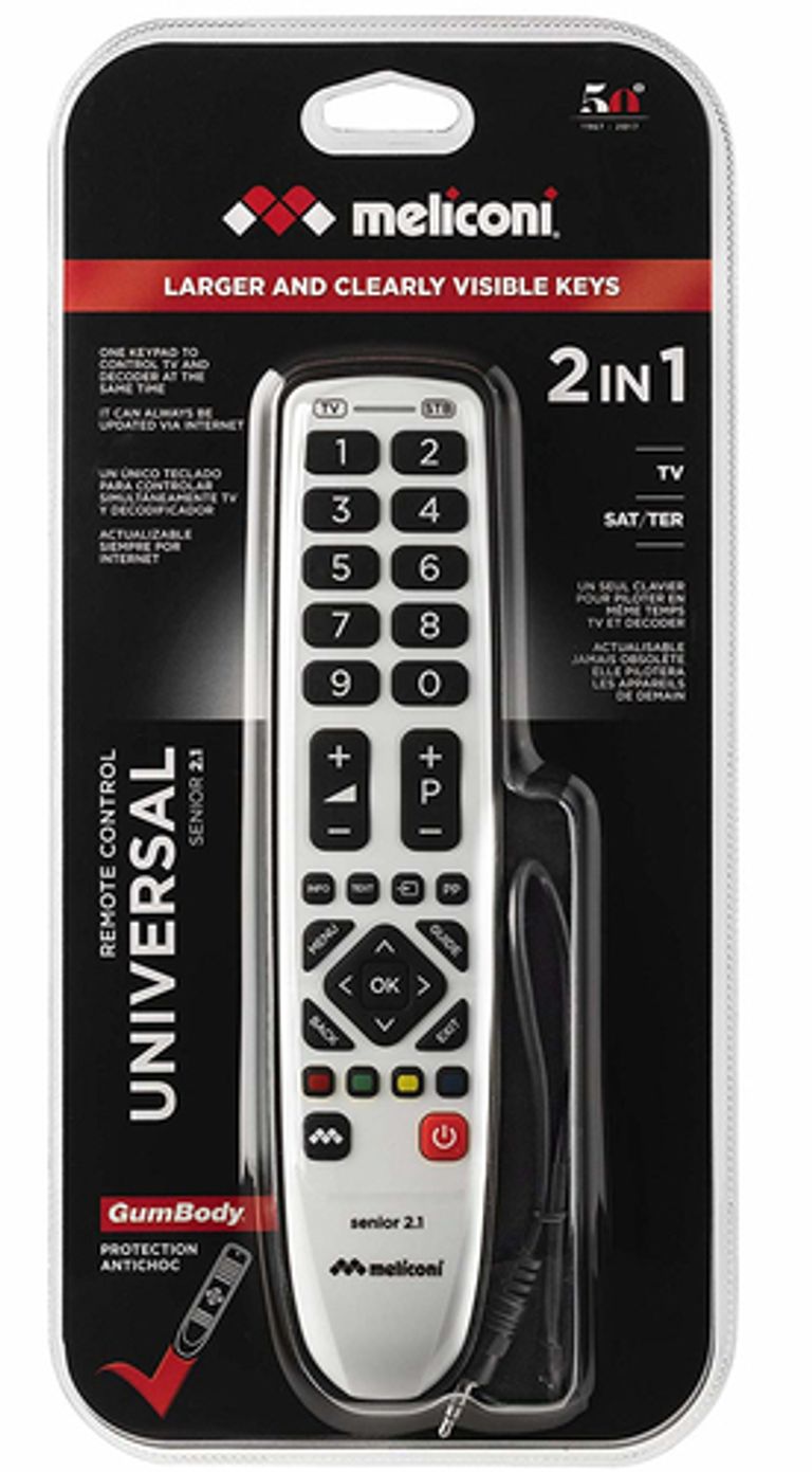 Meliconi Senior 2.1 telecomando IR Wireless TV, Sintonizzatore TV_MELICONI_1_big-image