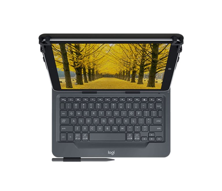 Logitech Universal Folio Cover iPad o Tablet con Tastiera Bluetooth Wireless, Per la maggior parte dei tablet da 9-10", iOS, ‎Android, Windows, ‎Italiano Qwerty, Nero_LOGITECH_18_big-image