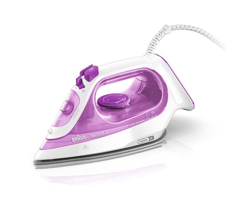 Braun TexStyle 3 SI 3030 Ferro da stiro a secco e a vapore Piastra in ceramica Ultra Glide 2300 W Rosa_BRAUN_0_big-image