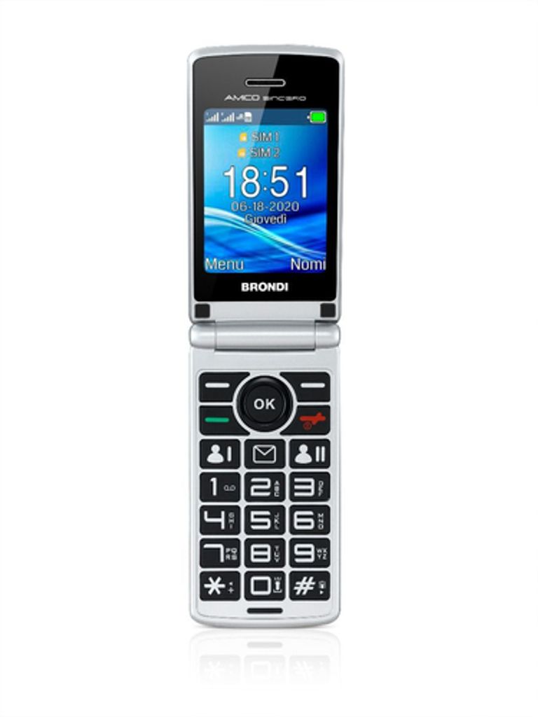 Brondi Amico Sincero 6,1 cm (2.4") Grigio Telefono per anziani_BRONDI_2_big-image