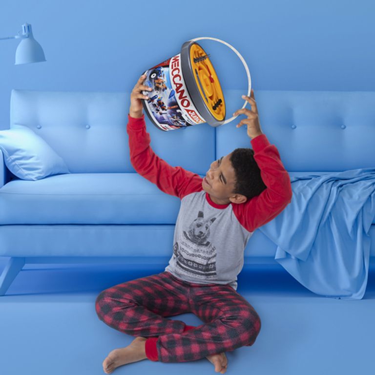 Meccano Junior, kit di costruzioni, secchiello da 150 pezzi per gioco creativo - dai 5 anni_SPIN MASTER_2_big-image