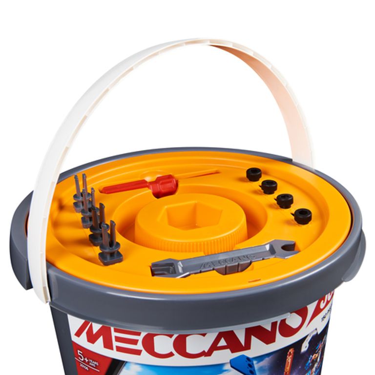 Meccano Junior, kit di costruzioni, secchiello da 150 pezzi per gioco creativo - dai 5 anni_SPIN MASTER_3_big-image