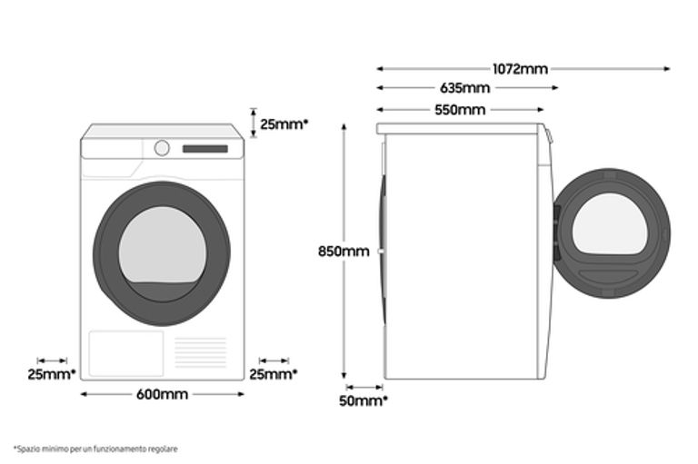 Samsung WW90T734DWH Lavatrice 9kg UltraWash Ai Control Libera installazione Caricamento frontale 1400 Giri/min Bianco A_SAMSUNG_10_big-image