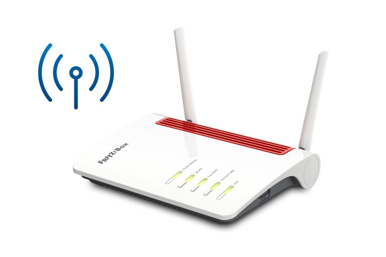 FRITZ!Box 6850 LTE router wireless Gigabit Ethernet Dual-band (2.4 GHz/5 GHz) 4G Rosso, Bianco_AVM_0_big-image