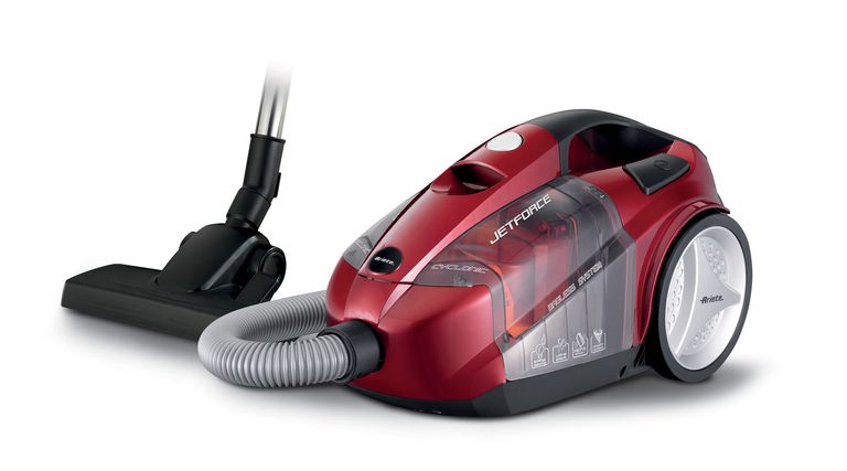 Ariete 2791 Jet Force, Aspirapolvere senza sacco, 800 W, Filtro Hepa, Capacità 2,5 L, Motore ciclonico, Ruote gommate, Accessori inclusi, Rosso_ARIETE_0_big-image