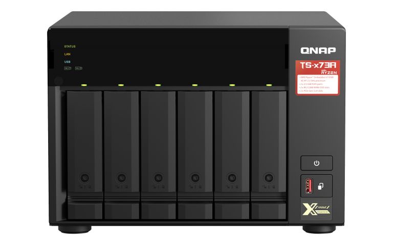 QNAP TS-673A-8G server NAS e di archiviazione Tower Collegamento ethernet LAN Nero V1500B_QNAP_0_big-image