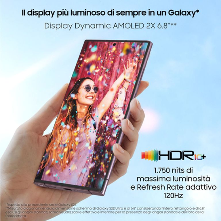 Samsung Galaxy S22 Ultra 5G Display 6.8'' Dynamic AMOLED 2X, 5 fotocamere, RAM 8 GB, 128 GB, 5.000mAh, Burgundy_SAMSUNG_9_big-image
