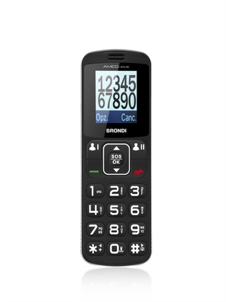Brondi Amico Home 4,5 cm (1.77") 90 g Nero Telefono di livello base_BRONDI_2_big-image