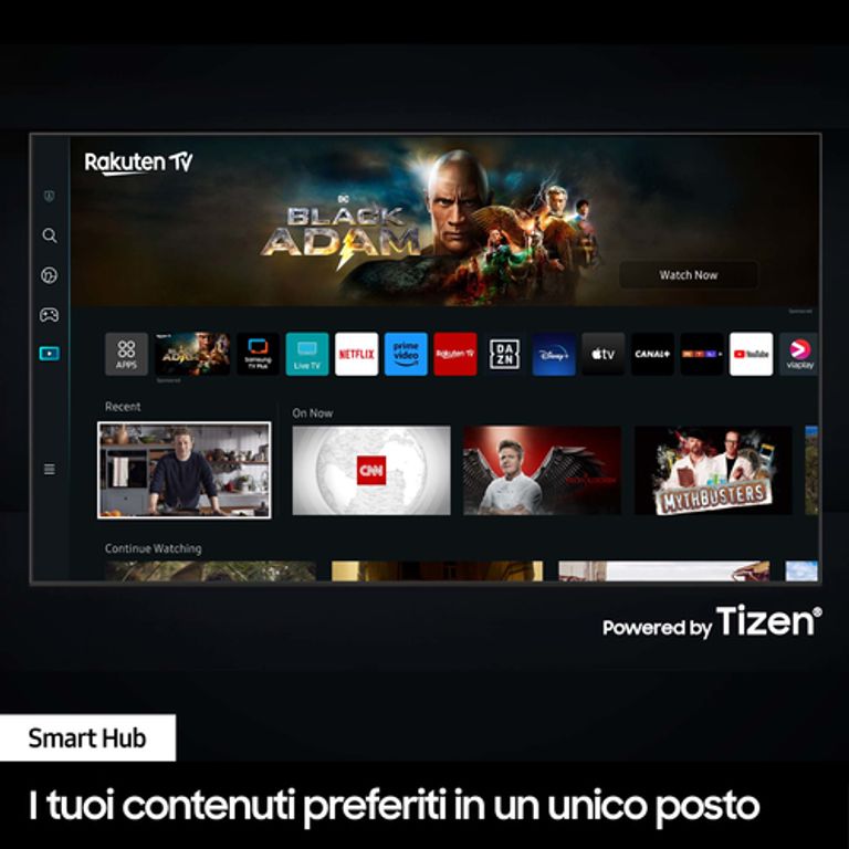 Samsung Series 8 TV QE65Q80CATXZT QLED 4K, Smart TV 65" Processore Neural Quantum 4K, Dolby Atmos e OTS Lite, Carbon Silver 2023_SAMSUNG_7_big-image