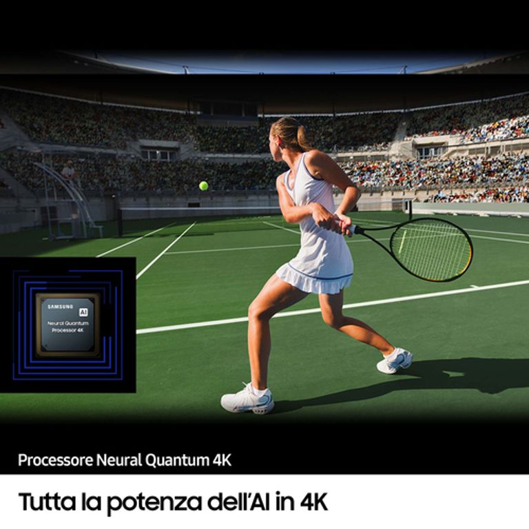 Samsung Series 8 TV QE65Q80CATXZT QLED 4K, Smart TV 65" Processore Neural Quantum 4K, Dolby Atmos e OTS Lite, Carbon Silver 2023_SAMSUNG_5_big-image
