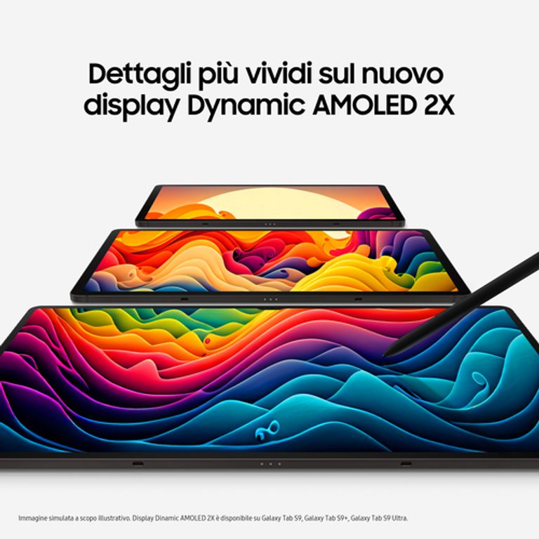Samsung Galaxy Tab S9 Tablet Android 11 Pollici Dynamic AMOLED 2X Wi-Fi RAM 12 GB 256 GB Tablet Android 13 Graphite_SAMSUNG_13_big-image