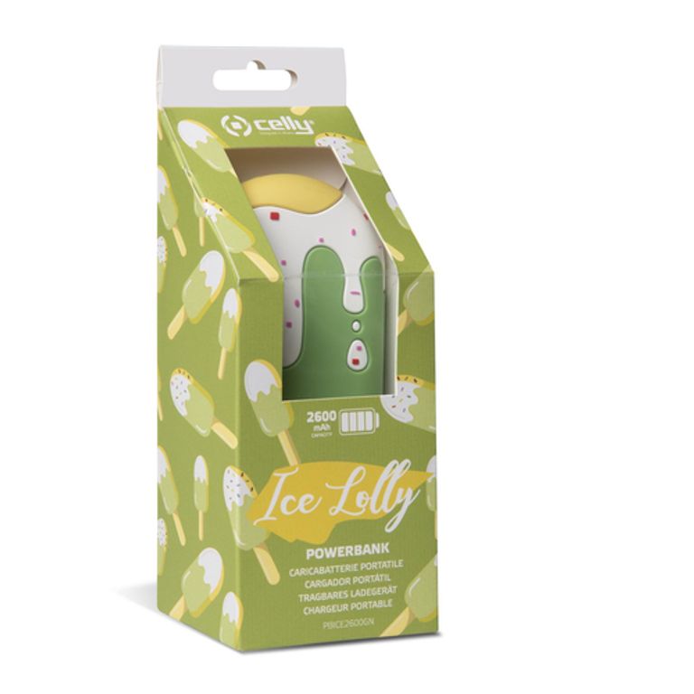 Celly Ice Lolly batteria portatile Verde, Bianco, Giallo Ioni di Litio 2600 mAh_CELLY_4_big-image