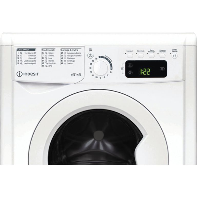 Indesit EWDE 861483 W IT N lavasciuga Libera installazione Caricamento frontale Bianco D_INDESIT_9_big-image