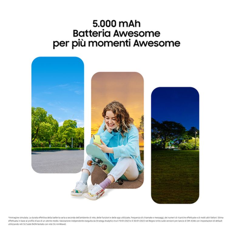 Samsung Galaxy A34 5G Display FHD+ Super AMOLED 6.6”, Android 13, 8GB RAM, 256GB, Doppia SIM, Batteria 5.000 mAh, Awesome Violet_SAMSUNG_11_big-image