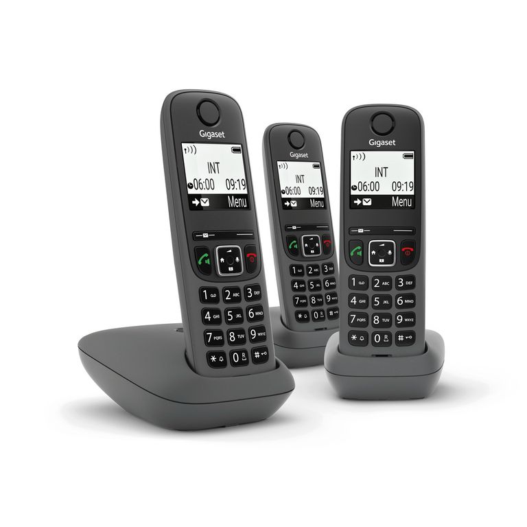 Gigaset AS490 Trio Telefono analogico/DECT Identificatore di chiamata Nero_JABRA_0_big-image