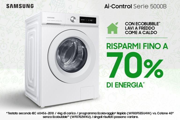 SAMSUNG Lavatrice Standard WW11BB504DTW Ai Control 11 Kg Classe A Centrifuga 1400 giri_SAMSUNG_8_big-image