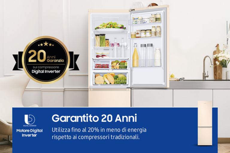 Samsung RB34T603EEL frigorifero con congelatore Libera installazione 340 L E Colore Beige_SAMSUNG_4_big-image