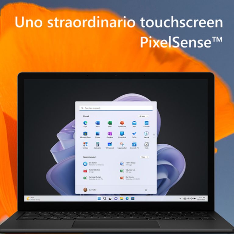 Microsoft Surface Laptop 5 Computer portatile 38,1 cm (15") Touch screen Intel® Core™ i7 i7-1255U 8 GB LPDDR5x-SDRAM 512 GB SSD Wi-Fi 6 (802.11ax) Windows 11 Home Nero_MICROSOFT_6_big-image