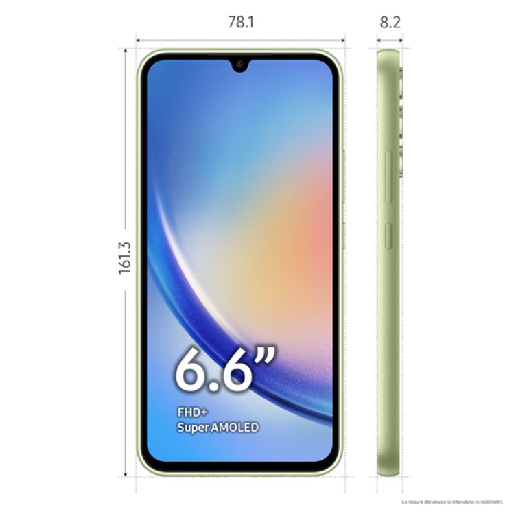 Samsung Galaxy A34 5G Display FHD+ Super AMOLED 6.6”, Android 13, 6GB RAM, 128GB, Doppia SIM, Batteria 5.000 mAh, Awesome Lime_SAMSUNG_9_big-image
