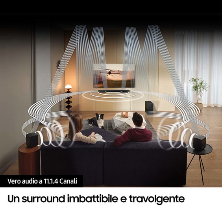 Samsung Soundbar HW-Q990D/ZF Serie Q, 22 Speaker, Wireless Dolby Atmos, Audio a 11.1.4 Canali, Q-Simphony, Alexa integrato e compatibile con Google Assistant, Graphite Black 2024_SAMSUNG_7_big-image