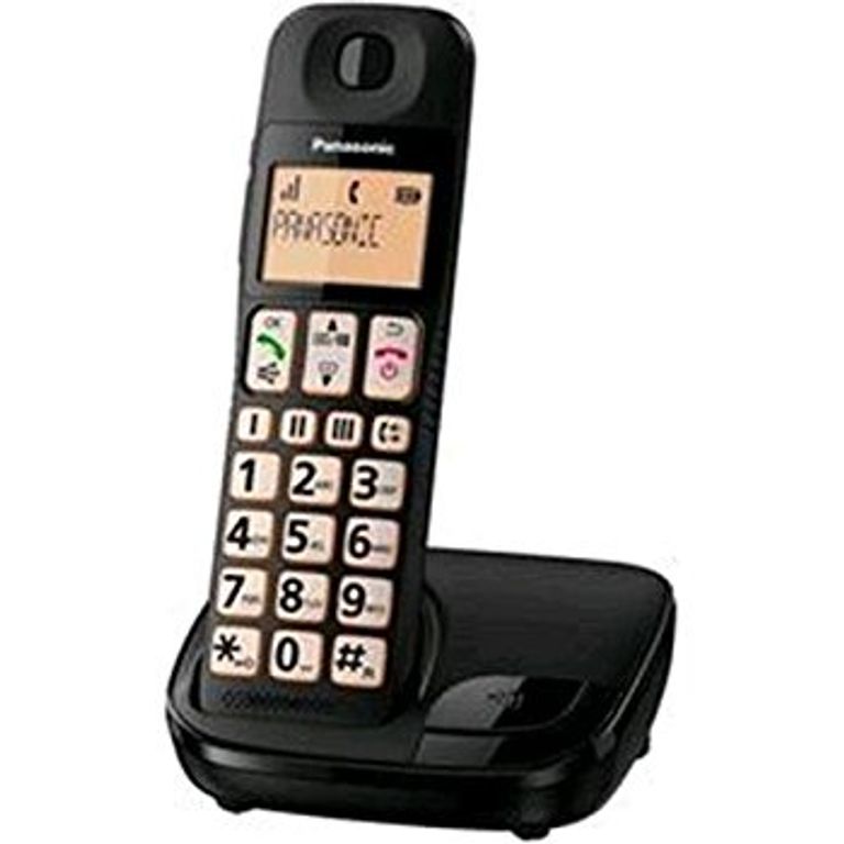 Panasonic KX-TGE110 Telefono DECT Identificatore di chiamata Nero_PANASONIC_0_big-image