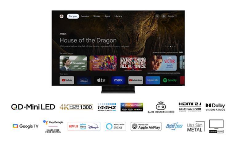TCL C80 Series Serie C80 Smart TV Mini LED 4K 65" 65C805, 144Hz, audio Onkyo, Dolby Vision IQ, Google TV_TCL_13_big-image