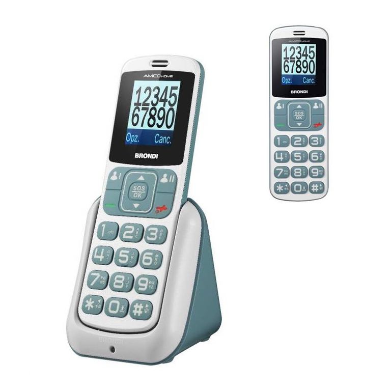 Brondi Amico Home 4,5 cm (1.77") Argento Telefono per anziani_BRONDI_0_big-image