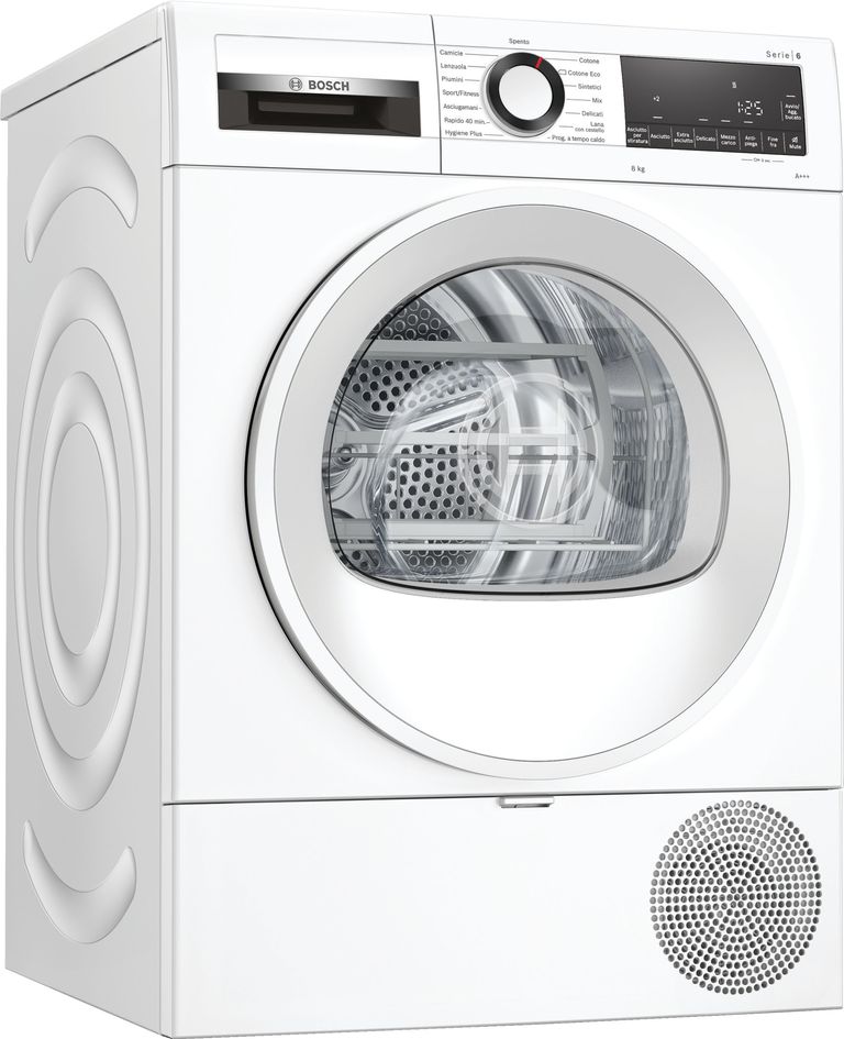 Bosch WQG233D1IT asciugatrice Libera installazione Caricamento frontale 8 kg A+++ Bianco_BOSCH_0_big-image