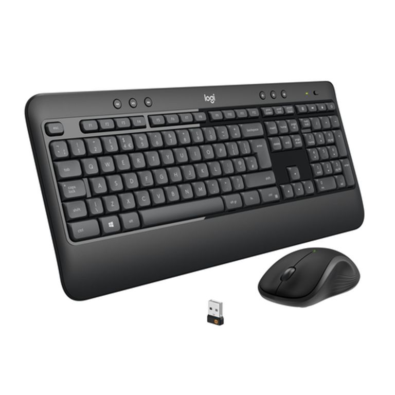 Logitech MK540 Advanced Combo Tastiera e Mouse Wireless per Windows, Ricevitore USB Unifying 2,4 GHz, Tasti di Scelta Rapida Multimediali, Durata Batteria di 3 Anni, per PC, Laptop_LOGITECH_2_big-image