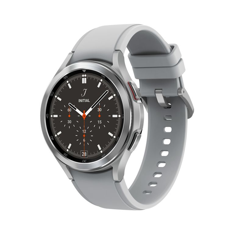 Samsung Galaxy Watch4 Classic - SmartWatch Acciaio Inox, Ghiera Rotante, Monitoraggio Benessere, Fitness Tracker, Schermo 1.4", Argento (Silver), 46 mm, 2021_SAMSUNG_0_big-image