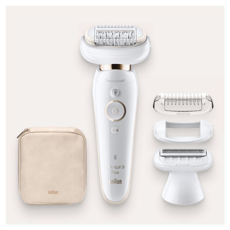 Braun Silk-épil 9 Flex 9-002 - Epilatore Elettrico Donna Bianco/Oro Con Testina Flessibile Per Un’Epilazione Più Semplice_BRAUN_4_big-image