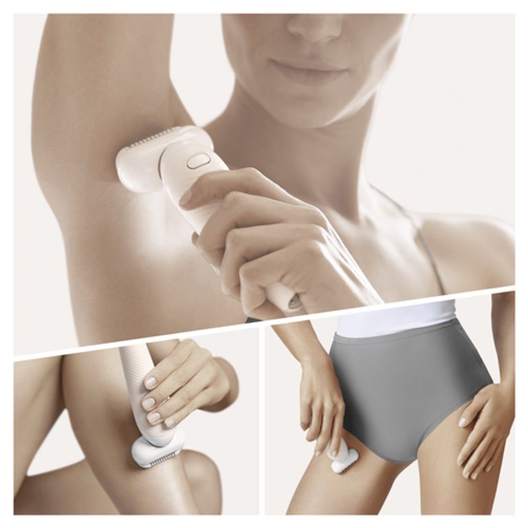 Braun Silk-épil 9 Flex 9-002 - Epilatore Elettrico Donna Bianco/Oro Con Testina Flessibile Per Un’Epilazione Più Semplice_BRAUN_5_big-image
