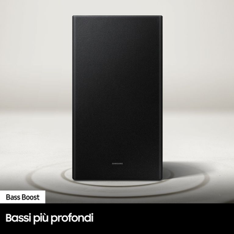 Samsung Soundbar HW-B550/ZF con subwoofer 2.1 canali 410W 2022, audio 3D, suono ottimizzato, bassi profondi, gaming mode_SAMSUNG_21_big-image
