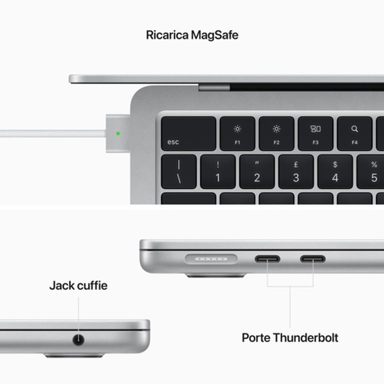 Apple MacBook Air M2 8-core CPU 8-core GPU 256GB SSD - Argento_APPLE_6_big-image