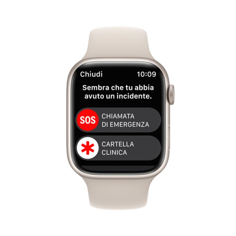 Apple Watch Series 8 GPS 45mm Cassa in Alluminio color Galassia con Cinturino Sport Band Galassia - Regular_APPLE_5_big-image