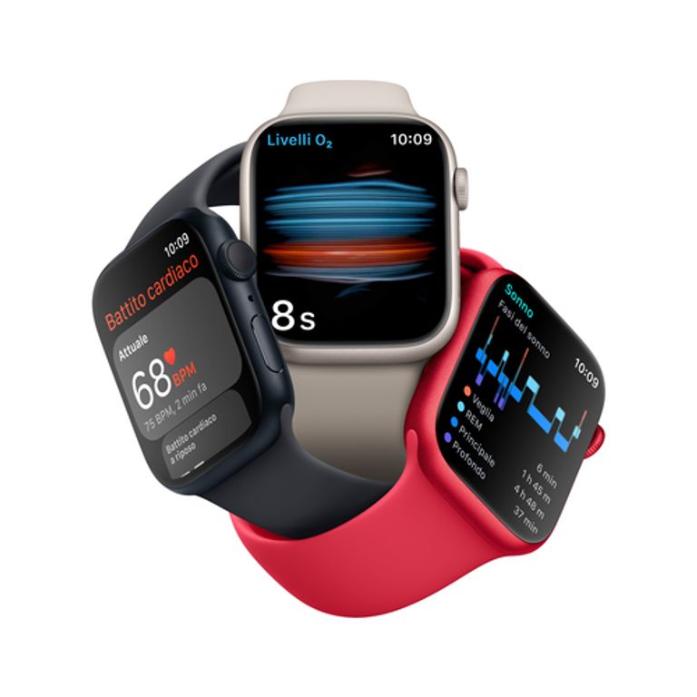 Apple Watch Series 8 GPS 45mm Cassa in Alluminio color Galassia con Cinturino Sport Band Galassia - Regular_APPLE_4_big-image