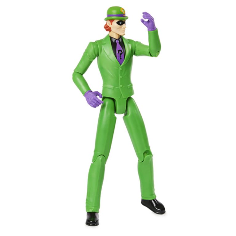 DC Comics | BATMAN | Personaggio in scala 30 cm Enigmista dai fumetti di Batman con decorazioni originali e 11 punti di articolazione - Giocattoli per bambini e bambine dai 3 anni_SPIN MASTER_2_big-image