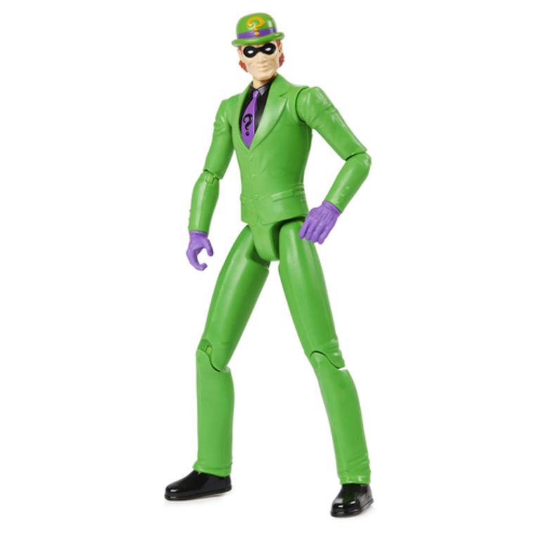 DC Comics | BATMAN | Personaggio in scala 30 cm Enigmista dai fumetti di Batman con decorazioni originali e 11 punti di articolazione - Giocattoli per bambini e bambine dai 3 anni_SPIN MASTER_3_big-image