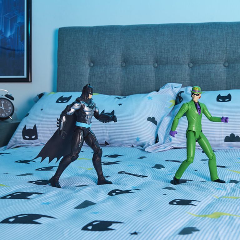 DC Comics | BATMAN | Personaggio in scala 30 cm Enigmista dai fumetti di Batman con decorazioni originali e 11 punti di articolazione - Giocattoli per bambini e bambine dai 3 anni_SPIN MASTER_5_big-image