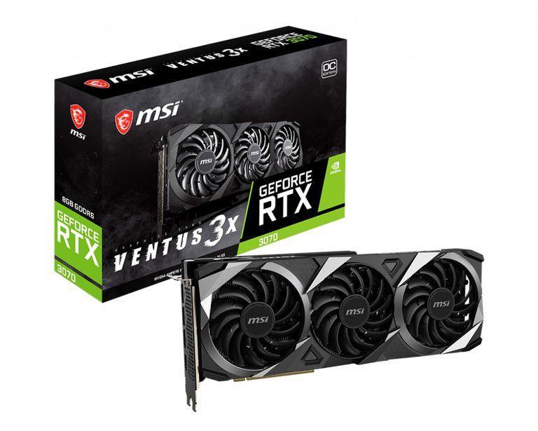 MSI RTX 3070 VENTUS 3X 8G OC LHR scheda video NVIDIA GeForce RTX 3070 8 GB GDDR6_MSI_0_big-image