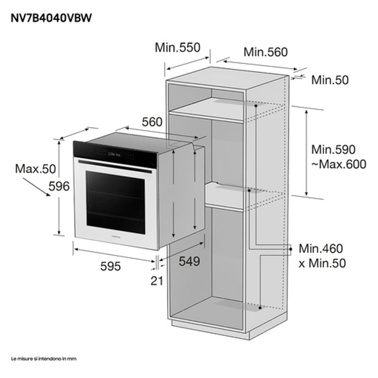 Samsung Forno Multifunzione Serie 4 76L NV7B4040VBW_SAMSUNG_19_big-image