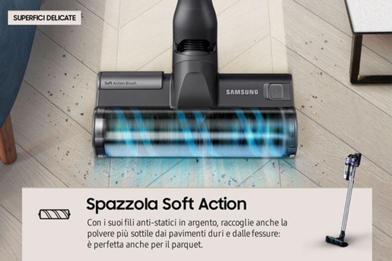 Samsung Jet 75 easy Senza sacchetto 0,8 L 550 W Nero, Cromo, Colore foglia di tè, Viola_SAMSUNG_8_big-image