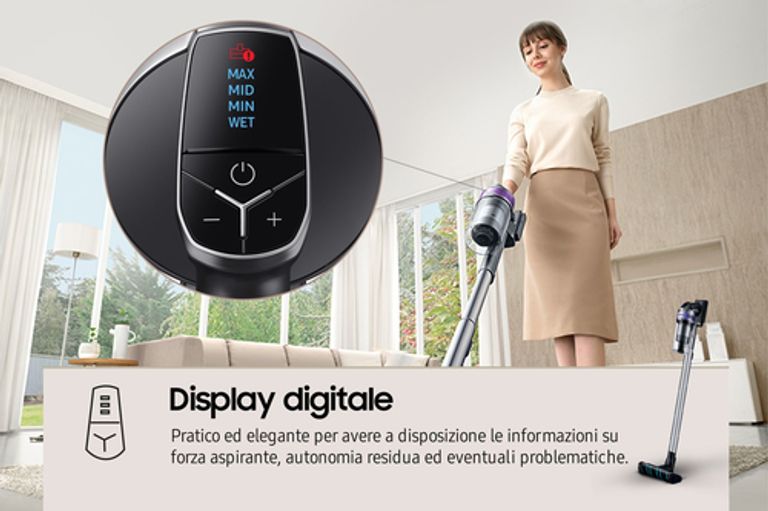 Samsung Jet 75 easy Senza sacchetto 0,8 L 550 W Nero, Cromo, Colore foglia di tè, Viola_SAMSUNG_7_big-image