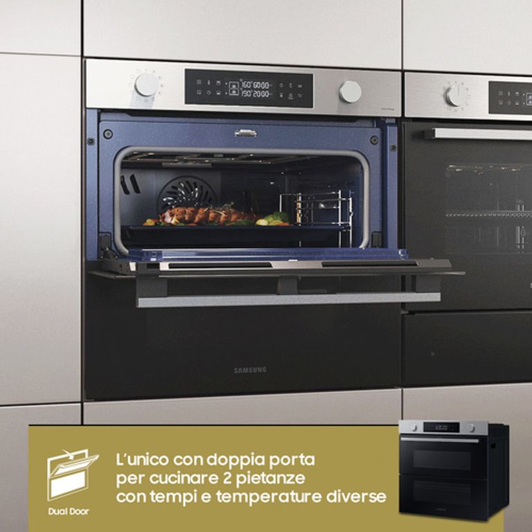 Samsung Forno Dual Cook Flex™ Serie 4 76L NV7B45403BS_SAMSUNG_25_big-image