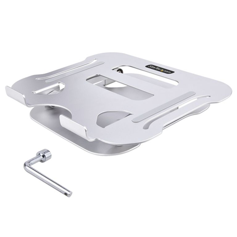 StarTech.com Supporto per PC Portatile da Scrivania - Stand Ergonomico ad Altezza Regolabile per Notebook, Rialzo Inclinato in Alluminio per Computer Portatili fino a 10kg - Alzata Portatile da Tavolo per Laptop_STARTECH.COM_11_big-image