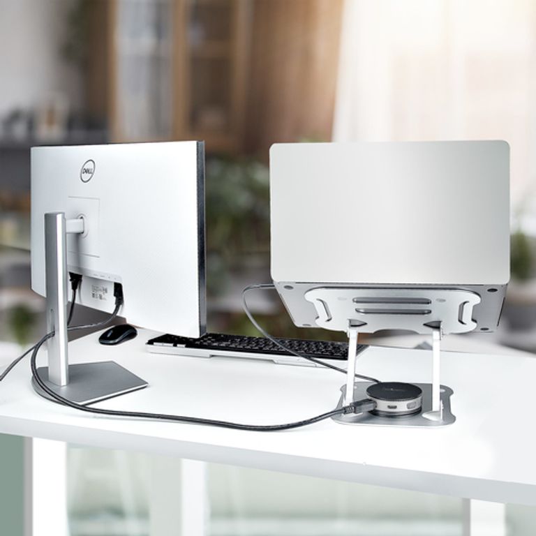 StarTech.com Supporto per PC Portatile da Scrivania - Stand Ergonomico ad Altezza Regolabile per Notebook, Rialzo Inclinato in Alluminio per Computer Portatili fino a 10kg - Alzata Portatile da Tavolo per Laptop_STARTECH.COM_10_big-image